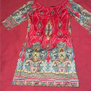 YISIDA Vibrant Multicolor Women's Dress